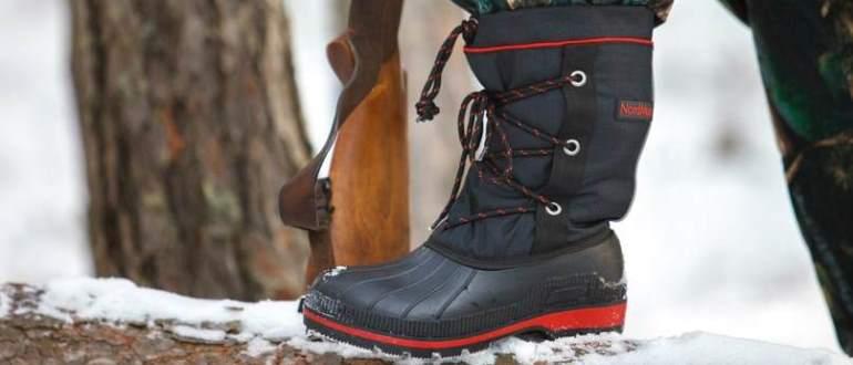 выбрать зимня обувь для охоты