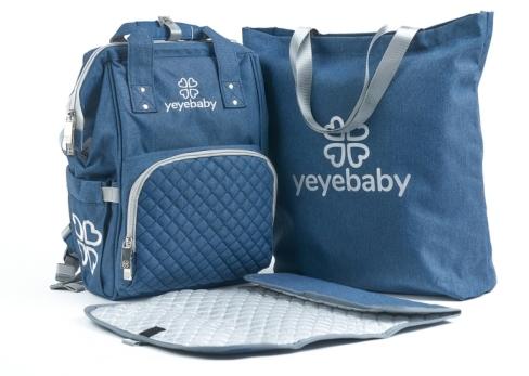 Рюкзак для мамы №1 "yeyeBaby", темно-синий фото