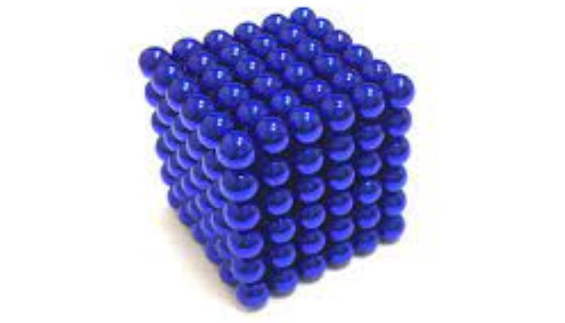 Магнитные шарики Неокуб D5 мм (голубой) фото