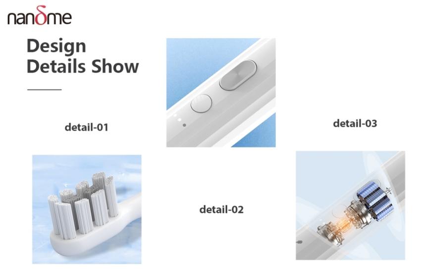 Электрическая зубная щетка Xiaomi серии Nandme ₽1299 до ₽2389 в распродаже 328 в Sizzler